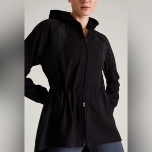 Athleta Women's Black Triumph Utility Zip-Up Jacket Size S